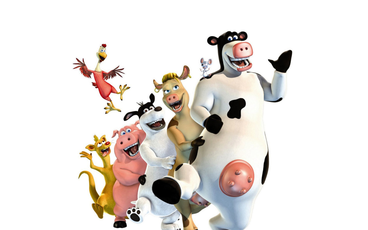 Fondo de pantalla Barnyard The Original Party 1280x800