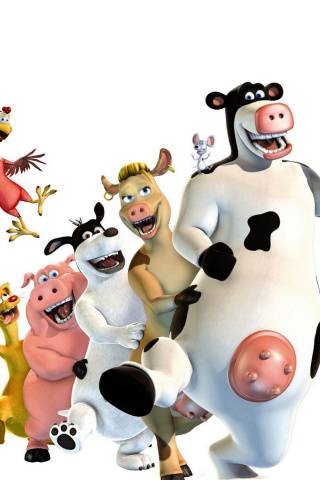 Fondo de pantalla Barnyard The Original Party 320x480