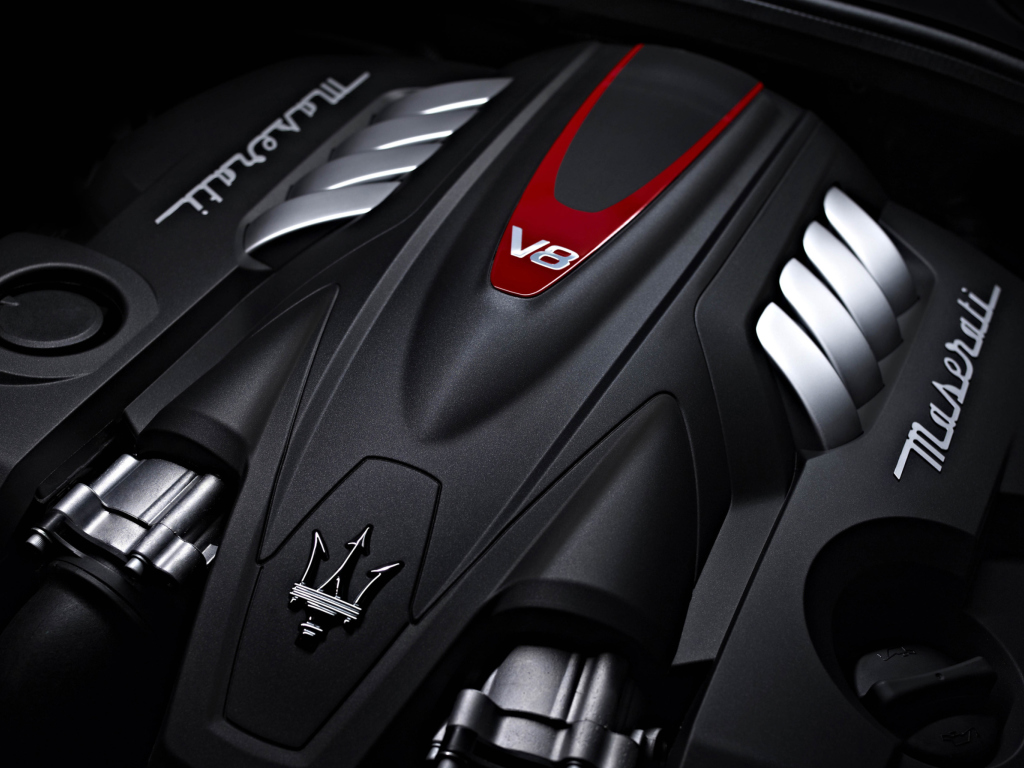 Fondo de pantalla Maserati Engine V8 1024x768