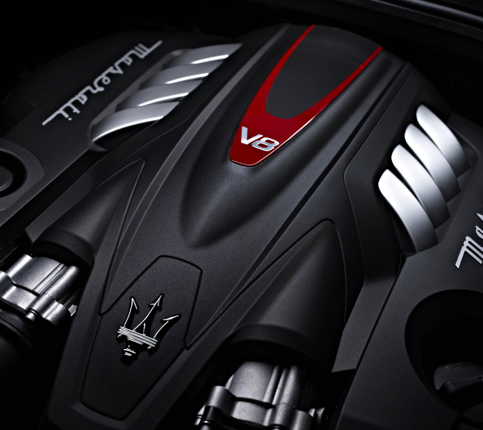 Fondo de pantalla Maserati Engine V8 960x854