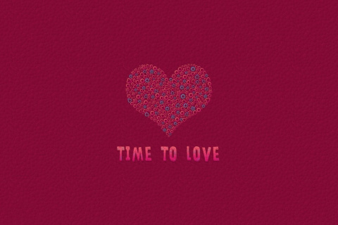 Das Time to Love Wallpaper 480x320