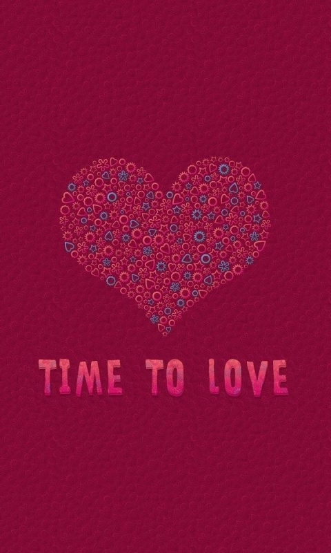 Das Time to Love Wallpaper 480x800