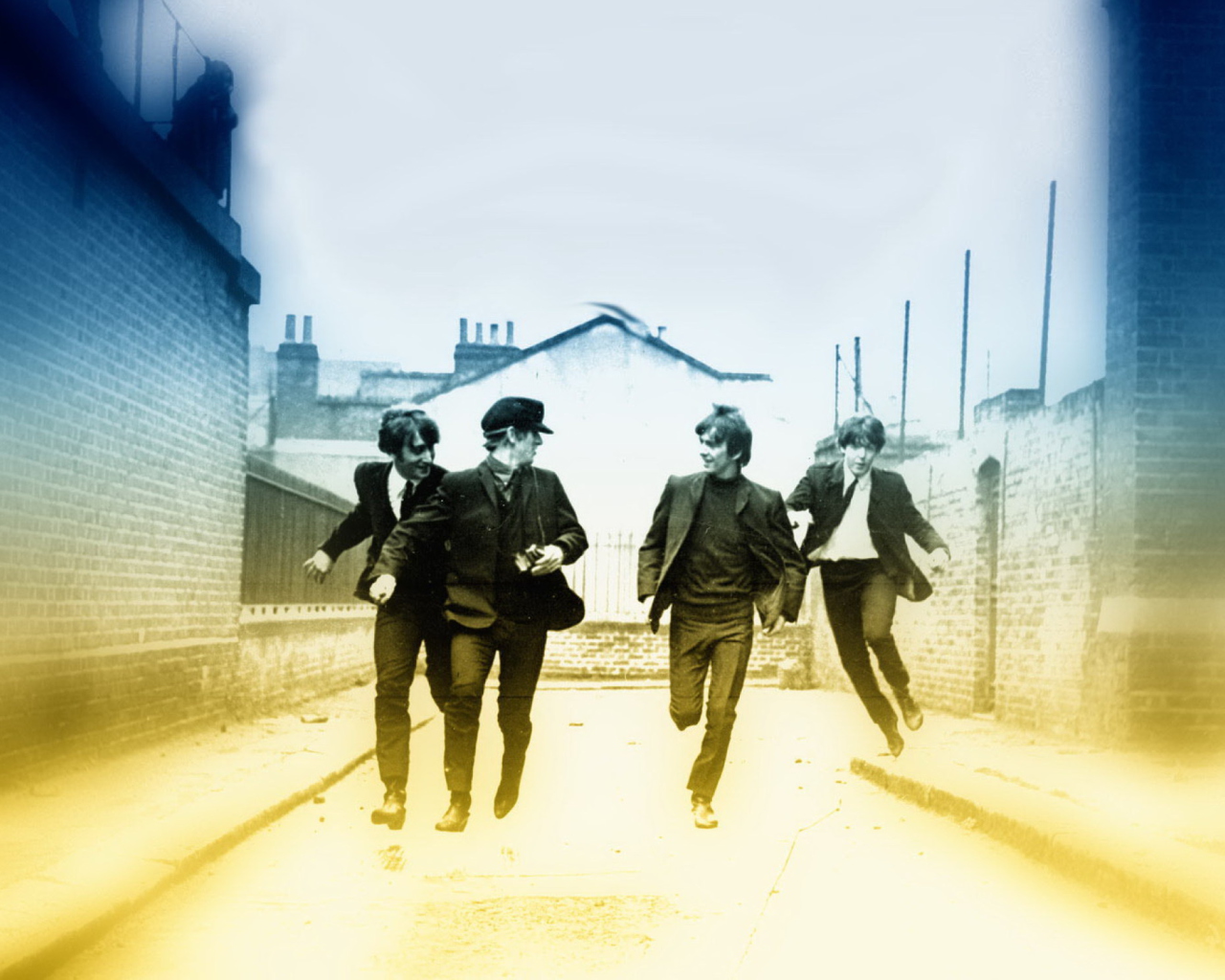 Fondo de pantalla The Beatles 1280x1024