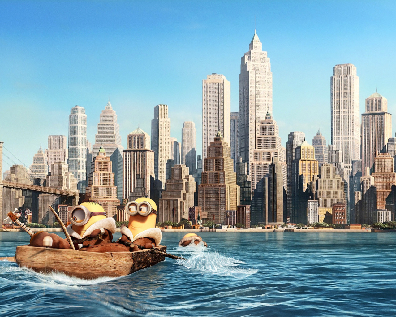 Das Minions in New York Wallpaper 1280x1024