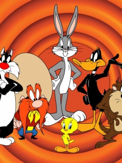 Fondo de pantalla Looney Tunes 240x320