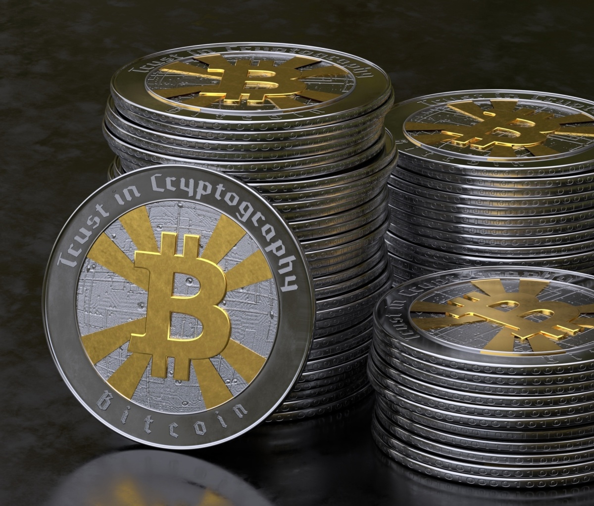 Sfondi Bitcoin Blockchain, Trust in Cryptography 1200x1024
