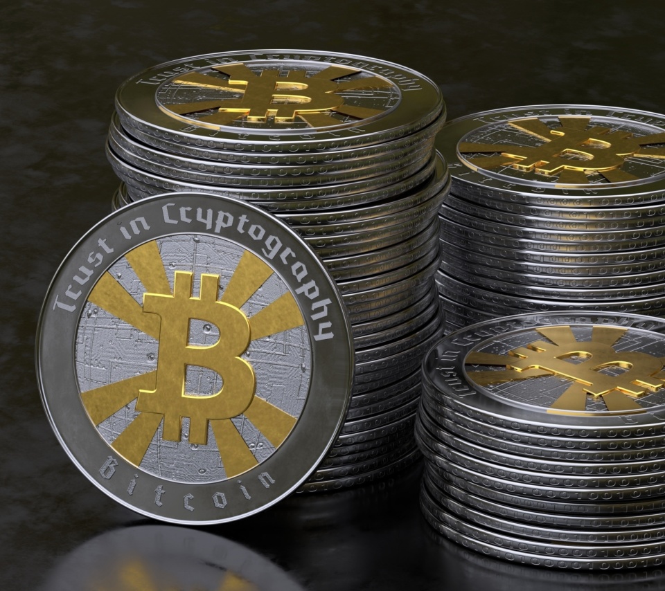 Fondo de pantalla Bitcoin Blockchain, Trust in Cryptography 960x854