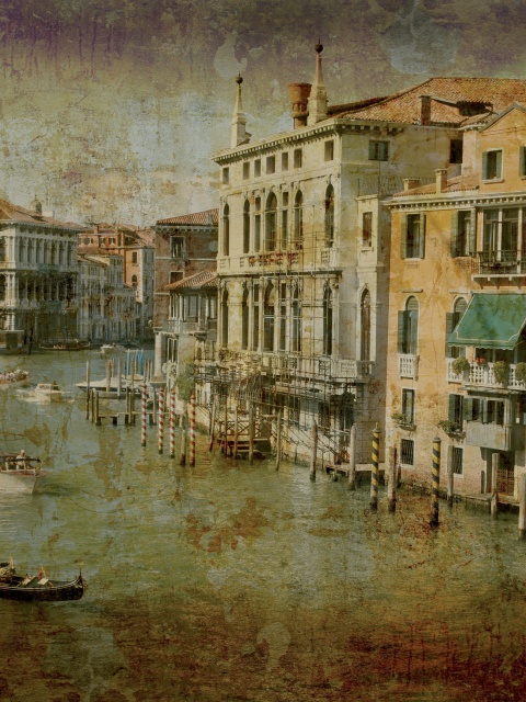 Screenshot №1 pro téma Venice Retro Card 480x640