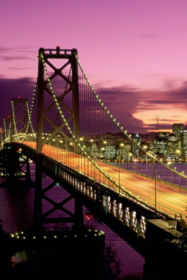 Screenshot №1 pro téma San Francisco Bridge California 640x960