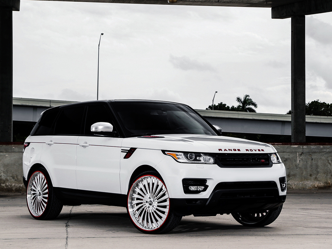 Screenshot №1 pro téma Land Rover Range Rover White 1152x864