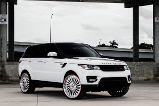 Land Rover Range Rover White - Obrázkek zdarma pro HTC Desire