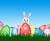 Das Easter bunny Wallpaper 176x144