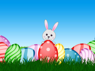Das Easter bunny Wallpaper 320x240