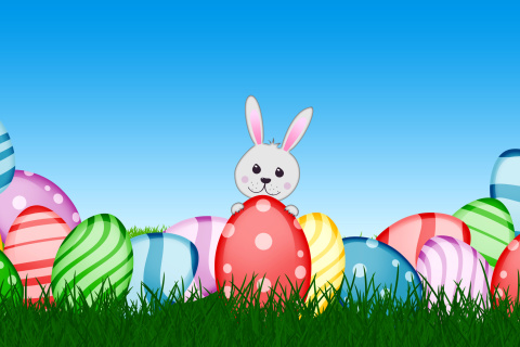 Screenshot №1 pro téma Easter bunny 480x320