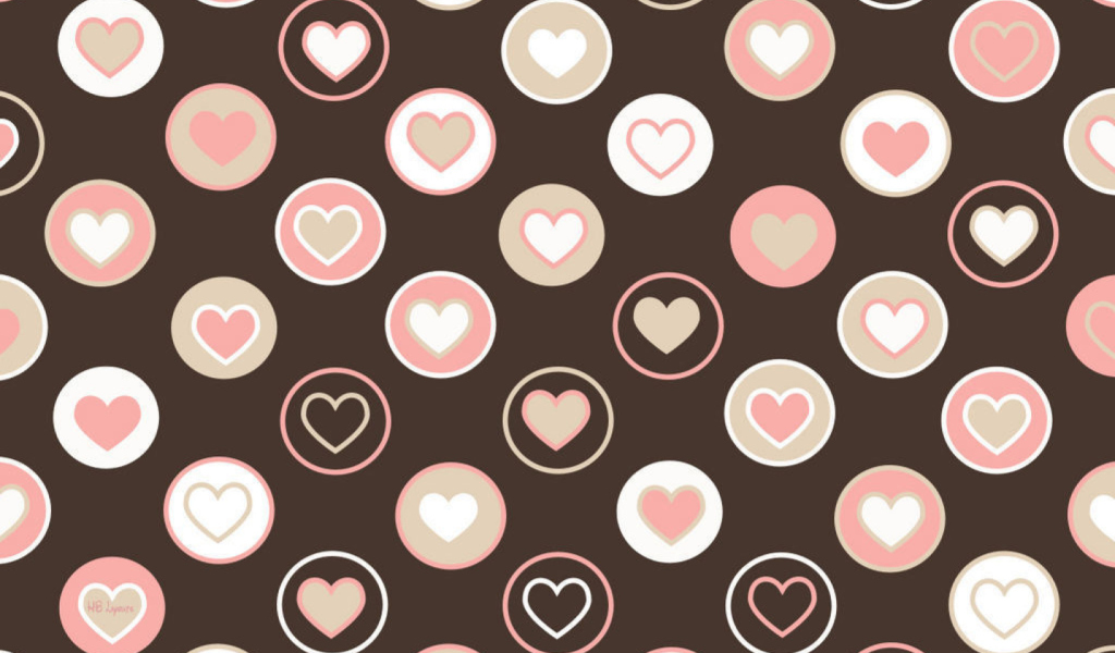 Screenshot №1 pro téma Pink Hearts 1024x600