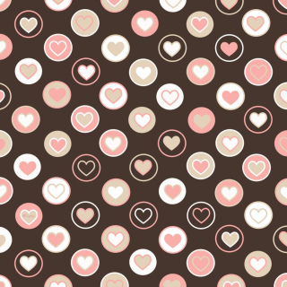 Pink Hearts papel de parede para celular para iPad mini 2