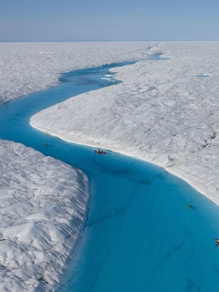 Greenland Glaciers wallpaper 240x320