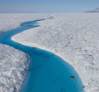 Kostenloses Greenland Glaciers Wallpaper für 1024x1024