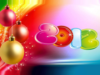 Screenshot №1 pro téma New Year 320x240