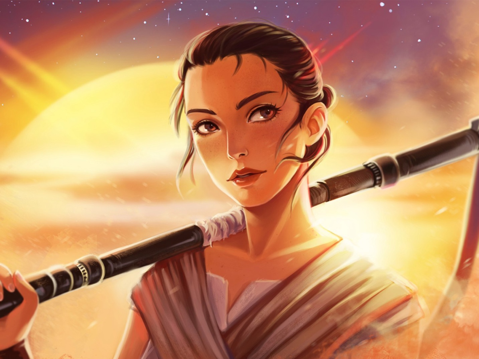 Das Rey Skywalker Star Wars Wallpaper 1600x1200