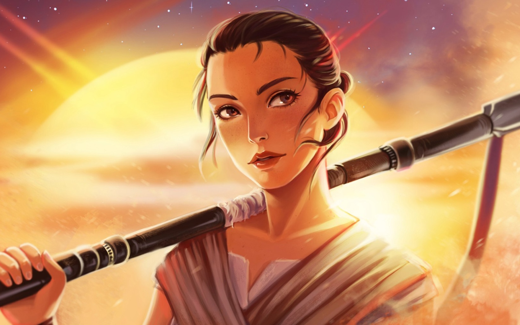 Das Rey Skywalker Star Wars Wallpaper 1680x1050