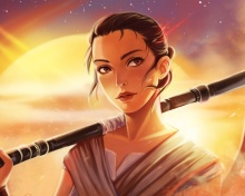 Das Rey Skywalker Star Wars Wallpaper 220x176