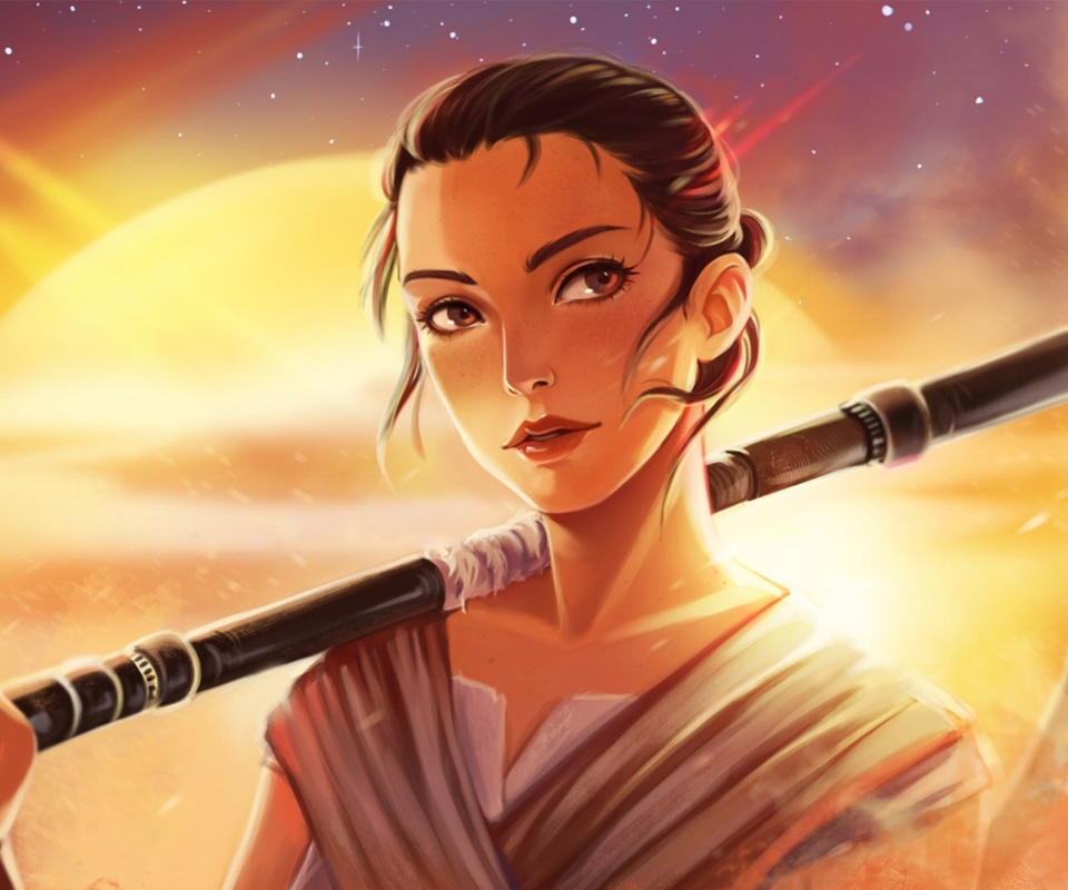 Das Rey Skywalker Star Wars Wallpaper 960x800