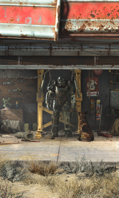 Das Fallout 4 Wallpaper 480x800