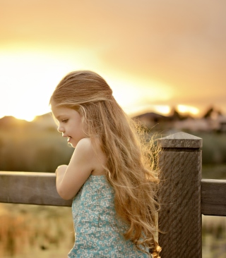 Little Angel Blonde Girl - Obrázkek zdarma pro Nokia X3
