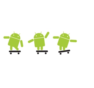 Картинка Android Skater для телефона и на рабочий стол iPad