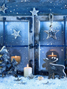 Sfondi Christmas Window Decorations 132x176