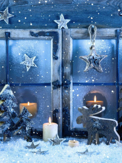 Christmas Window Decorations screenshot #1 240x320