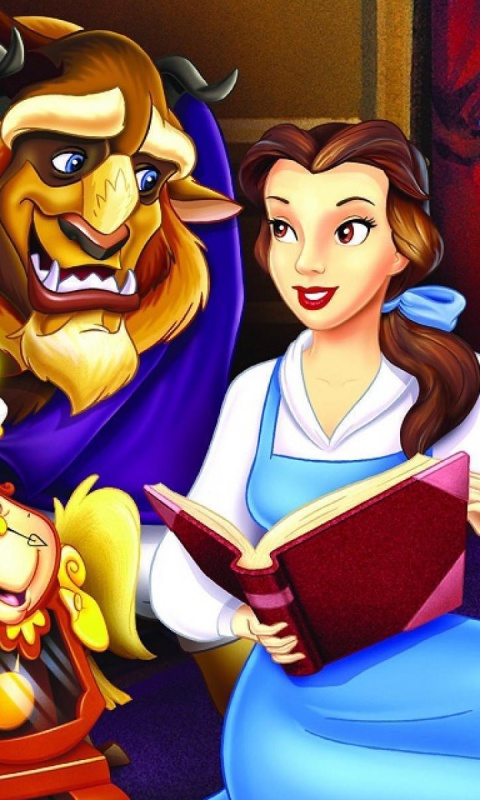 Screenshot №1 pro téma Beauty and the Beast with Friends 480x800