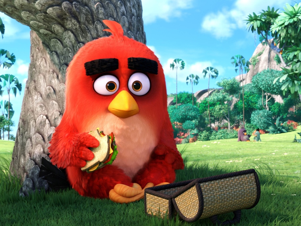 Fondo de pantalla Angry Birds 1024x768