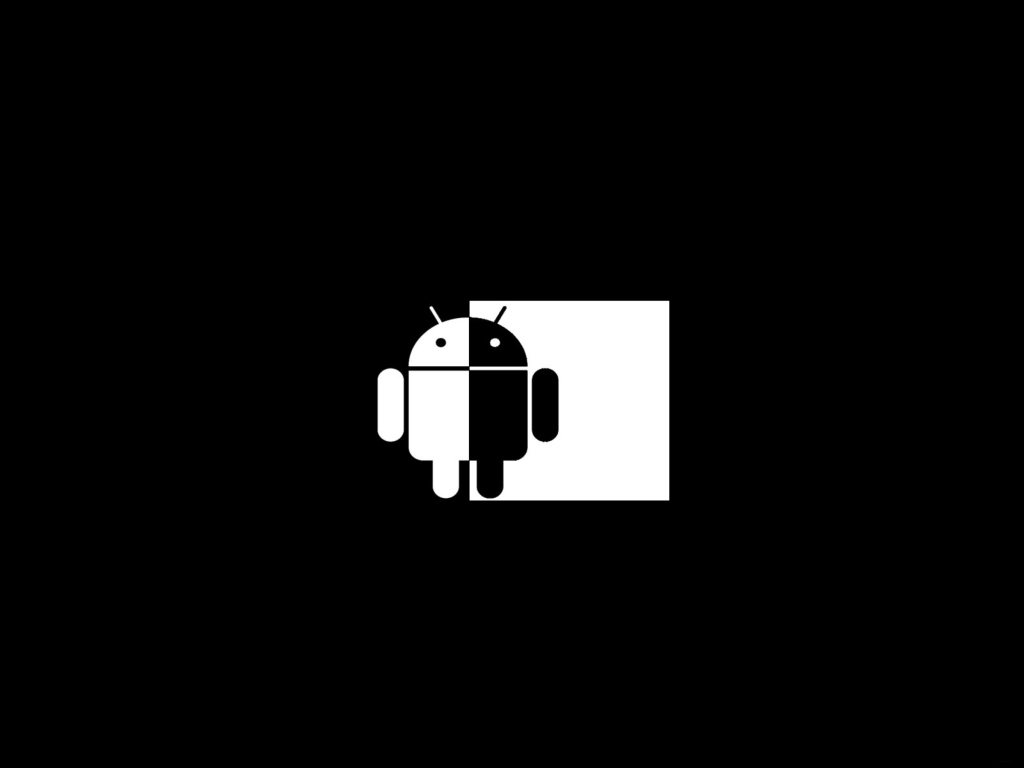 Fondo de pantalla Black And White Android 1024x768