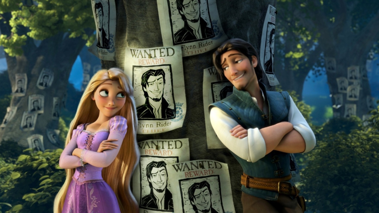 Fondo de pantalla Tangled Wanted Reward 1280x720