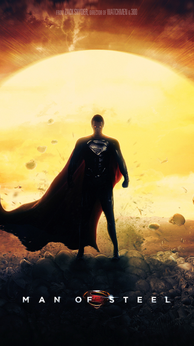 Обои DC Comics - Man of Steel 640x1136