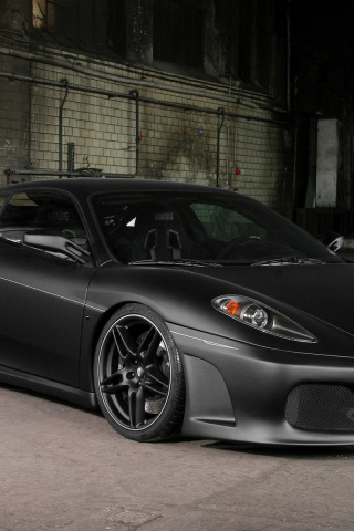 Screenshot №1 pro téma Ferrari F430 Black 320x480