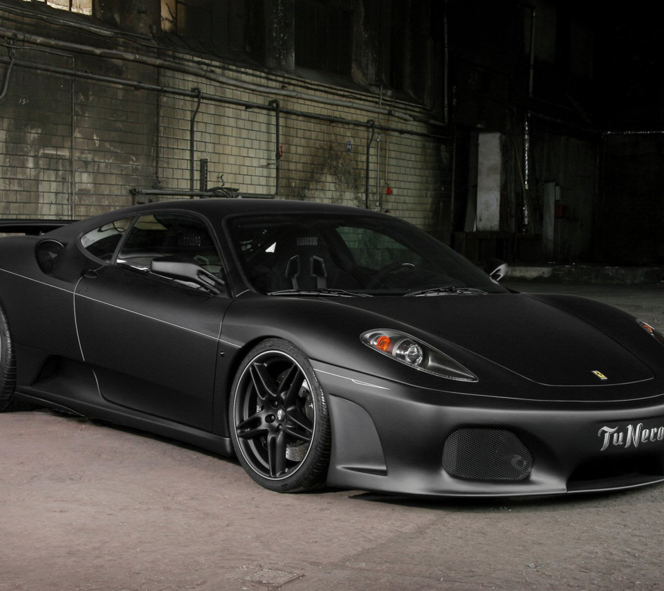 Sfondi Ferrari F430 Black 960x854