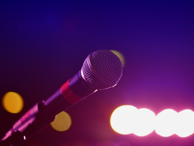 Microphone for Concerts wallpaper 640x480