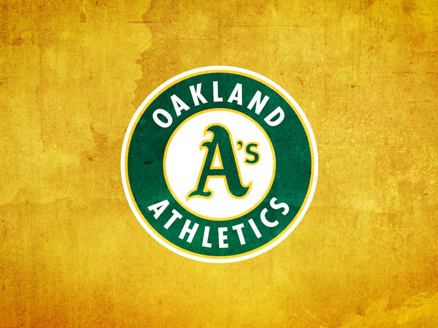 Screenshot №1 pro téma Oakland Athletics 1400x1050
