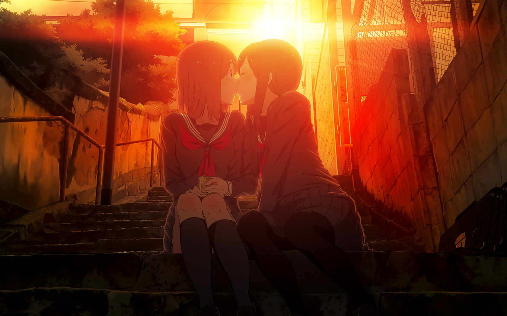 Screenshot №1 pro téma Anime Kiss 1680x1050