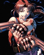 Das Black Lagoon Anime Revy Pirates Wallpaper 176x220