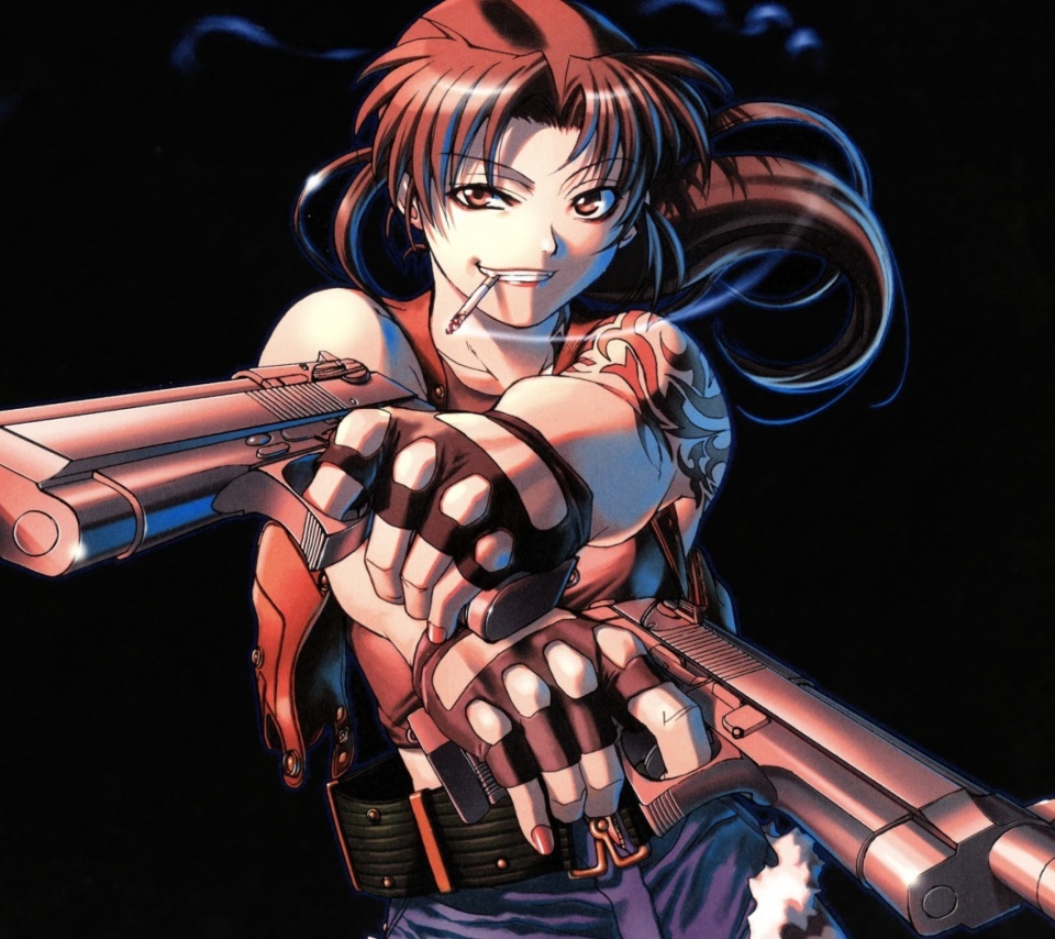 Screenshot №1 pro téma Black Lagoon Anime Revy Pirates 960x854