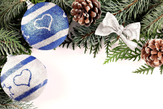 Christmas Tree Balls - Obrázkek zdarma pro Fullscreen 1152x864