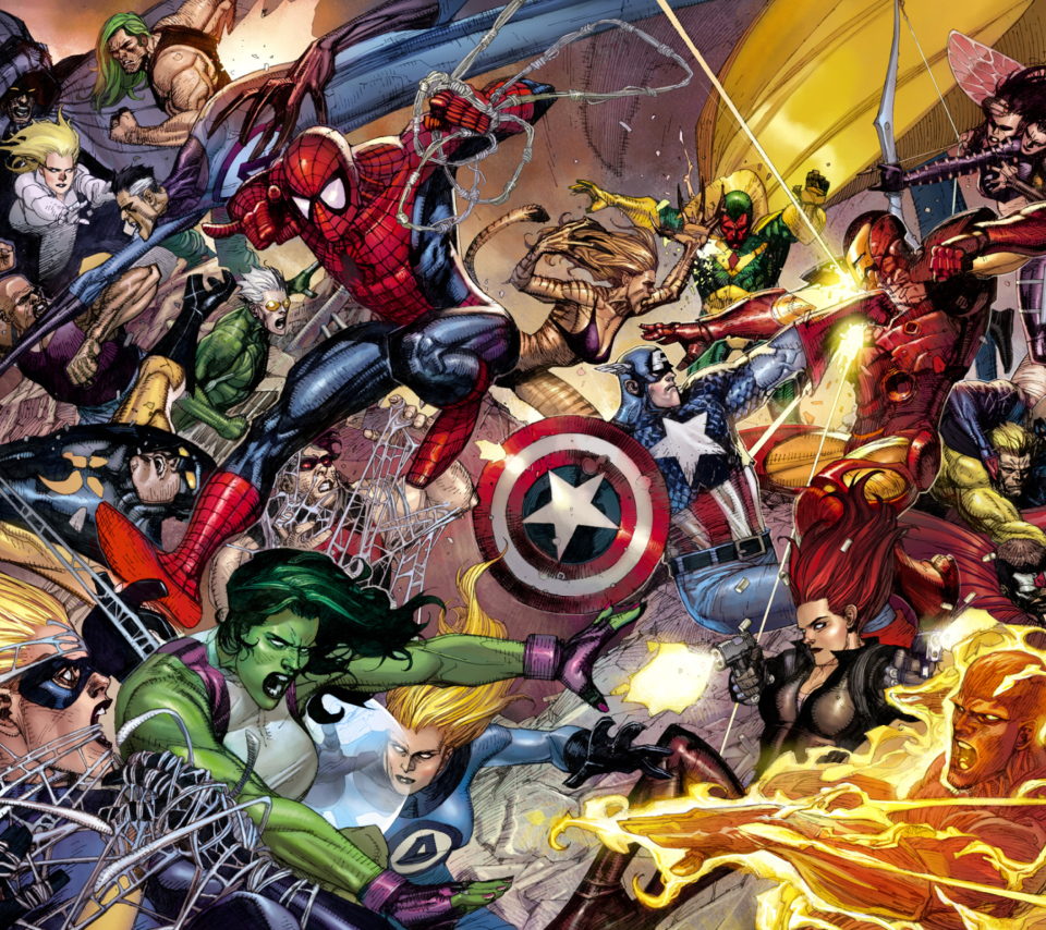 Marvel Civil War wallpaper 960x854