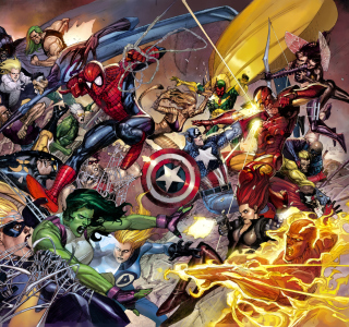 Marvel Civil War - Obrázkek zdarma pro iPad Air
