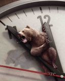 Angry Bear wallpaper 128x160