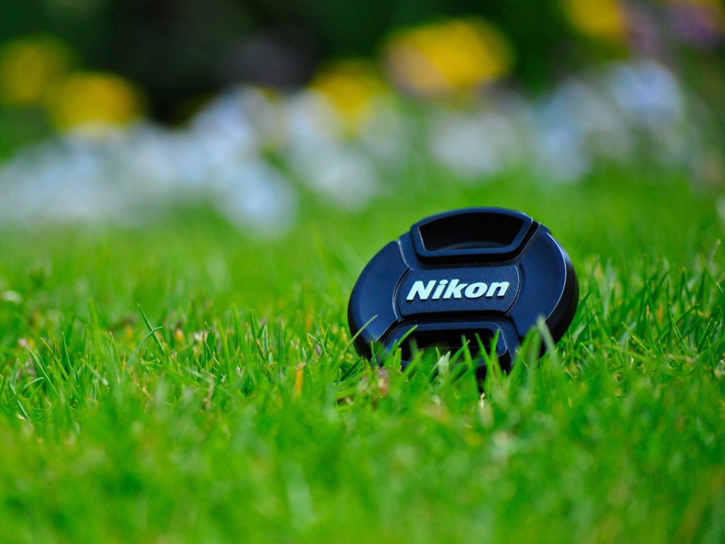 Sfondi Nikon Lense Cap 1024x768