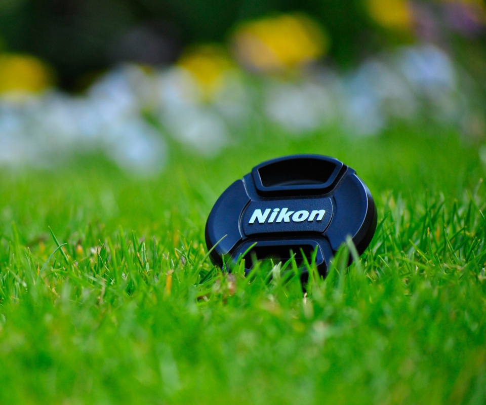 Fondo de pantalla Nikon Lense Cap 960x800